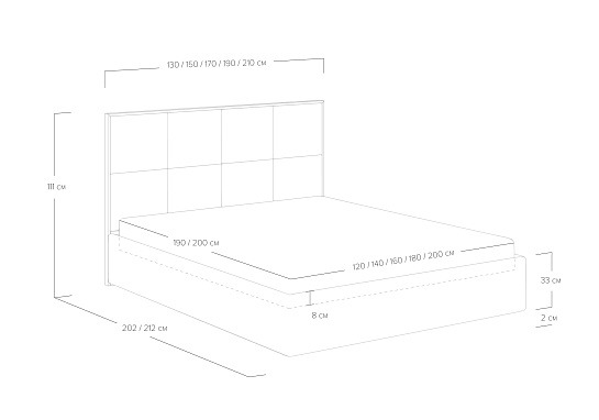 Кровать Helga